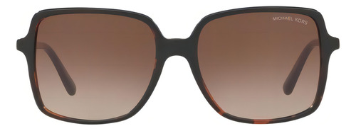 Óculos de sol Michael Kors Solar MK2098U tamanho 56 armação marrom y lente marrom