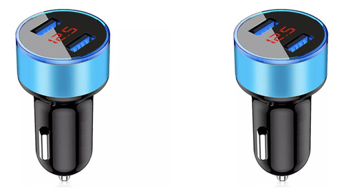 Adaptador De Cargador De Coche, Doble Usb, 17,5 W, Encendedo