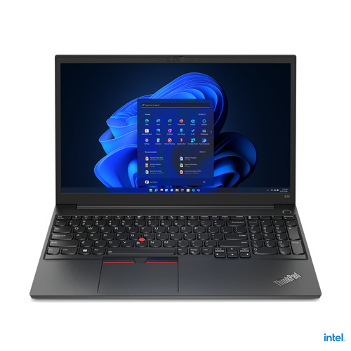 Laptop  Lenovo ThinkPad E15 Gen 4 (intel) black 15.6", Intel Core i5 1255U  16GB de RAM 512GB SSD, Intel Iris Xe Graphics G7 96EUs 1920x1080px Windows 10 Pro