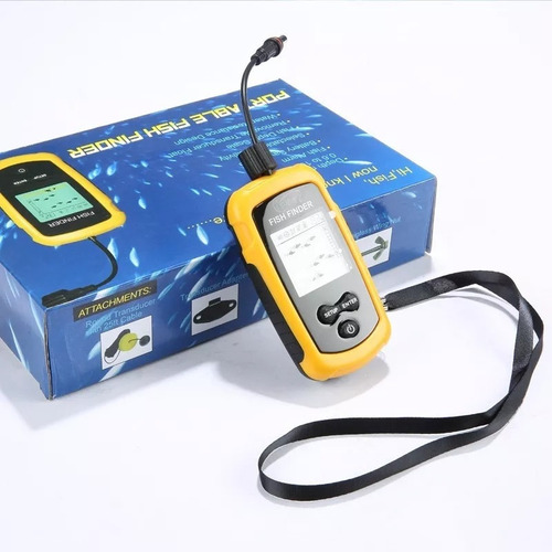 Localizador P/ Peixe Sonar Portátil Com Sonda Para Pesca