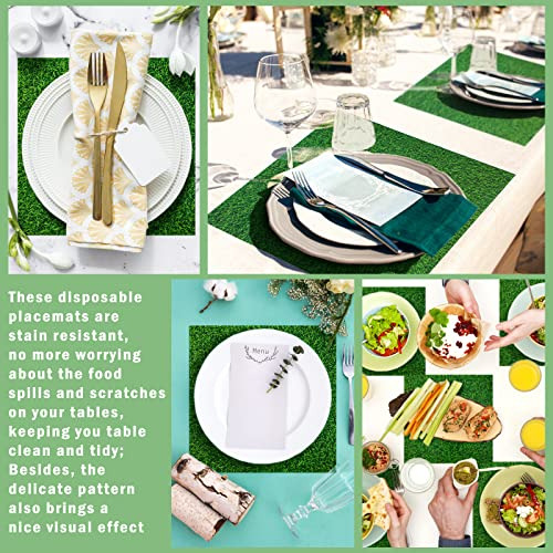 Yinder 50 Pcs Set De Mantelitos Cuadrados De Papel Desechab