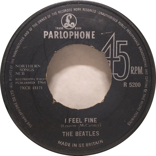 Vinilo 7'' - The Beatles - I Feel Fine / She's A Woman Uk