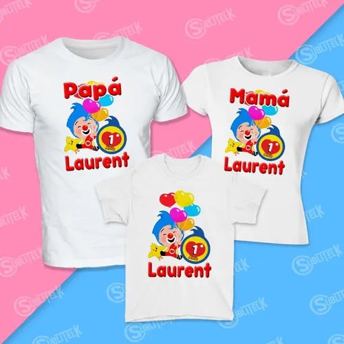 Polos personalizados de cumpleaños hot sale