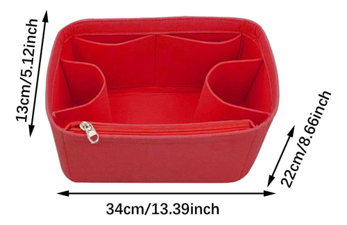Organizador De Fieltro Para Bolsos, 34 Cm X 13 Cm X 22 Cm