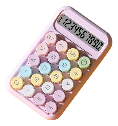 Botones Mecánicos De Calculadora De 10 Dígitos Pantalla