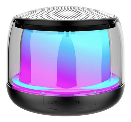 Altavoz Bluetooth Impermeable Para Ducha Con Luz Que Cambia.