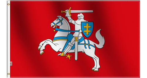 Bandera Histórica Del Estado De Lituania, 3 X 5 Pies, Grande