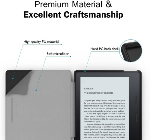 Imagen 3 de 9 de Funda Moko Para Kindle Oasis 9na Y 10ma Generacion Factura A