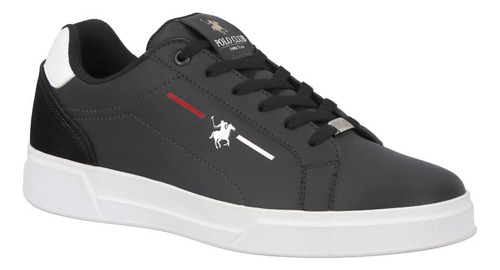 Sneaker Preparatoria 013757pr Cinta Polo Liso Ojal Metal