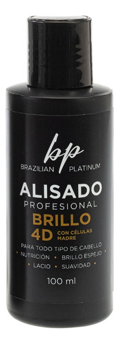 Alisado Progresivo Brazilian Platinum 4d, Original!!