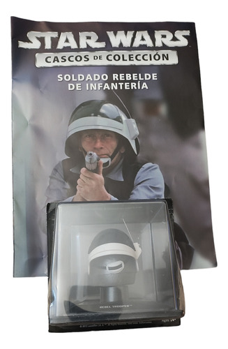 Cascos De Colección Star Wars Soldado Rebelde Y Revista 