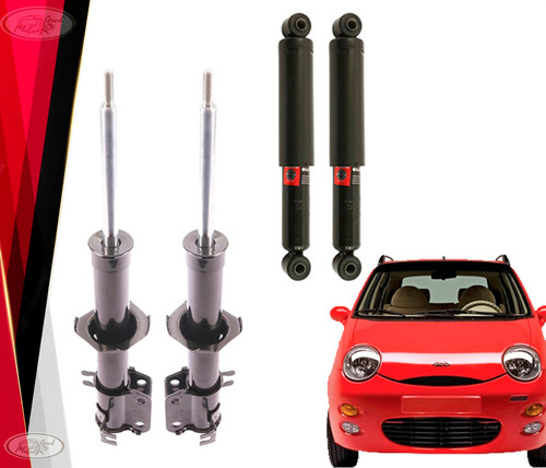 Kit Amortiguador Chery Iq 2008 A 2015 Delanteros + Traseros