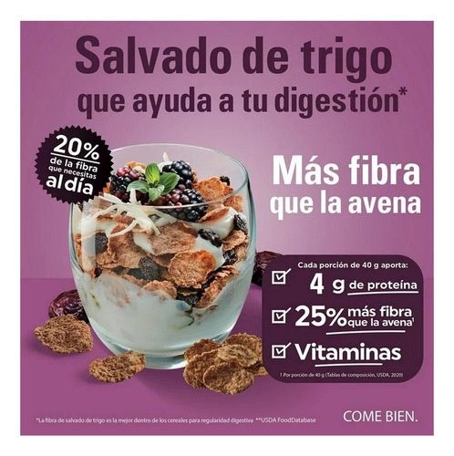 Cereal All Bran Pasas Kellogg's 490 Gr 2 Cajas