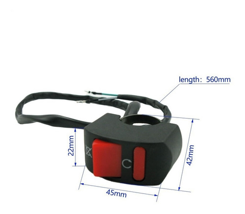 Switch Universal Moto Para Faros Cree U5, U7 Oferta X 2