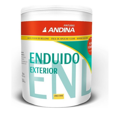 Enduido Paredes Exterior Andina - 1lt Pintumm