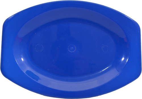 Imagen 4 de 4 de Plato Bandeja Plastico Comida Rapida (12 Unidades)