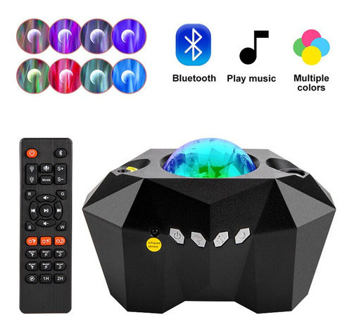 Proyector Starry Mood Galaxy Led Sky Music Borealis Aurora