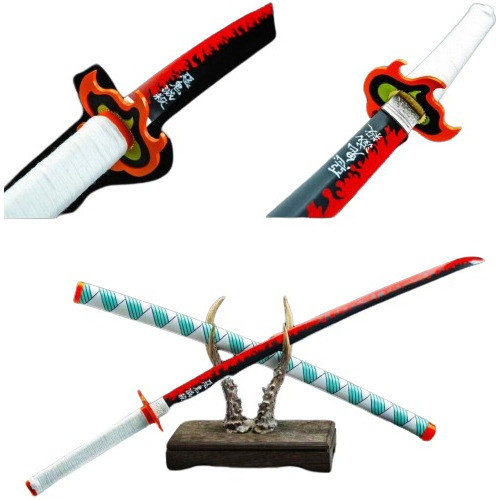 Katana Real Demon Slayer Kimetsu No Yaiba Rengoku Kyoujurou