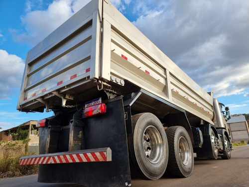 Imagem 14 de 15 de Scania P 250 8x2 Ano 2013/2013 Caçamba Bitruck Basculante