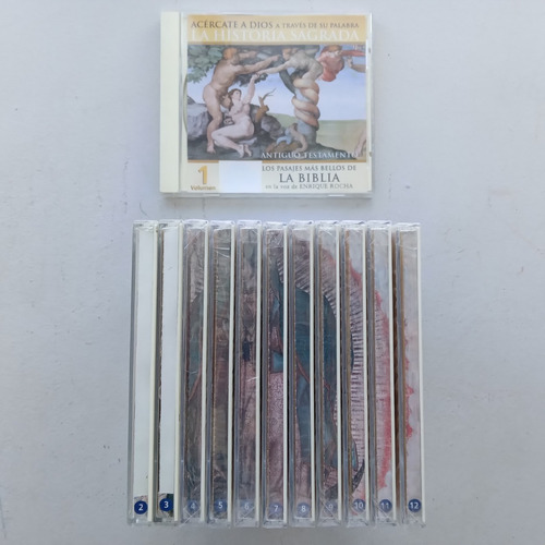 La Historia Sagrada. Biblia. 12 Cd's. La Voz Enrique Rocha