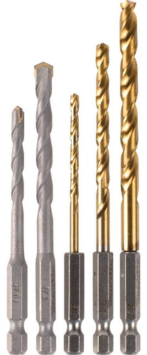 Juego De Brocas 5 Pz D23765 Makita Profesional Uso Rudo