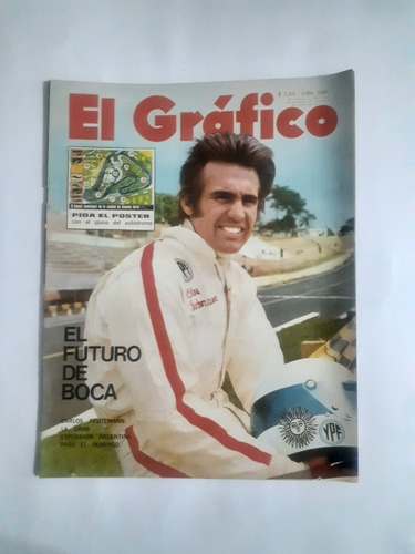 El Gráfico 2728 Reutemann,inauguracion Autódromo Balcarce