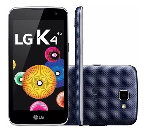Imagem 3 de 7 de LG K4 Dual Chip 4g 8 Gb Azul Ram 1 Gb - Vitrine