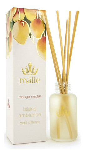 Malie Island Ambiance Reed Difusor - Viaje - Nctar De Mango