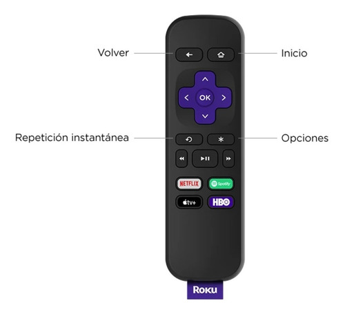 Imagen 4 de 10 de Roku Express 3930 X Control Remoto Original