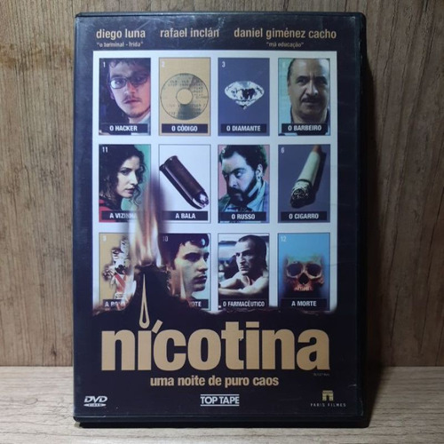 Dvd Nicotina - Uma Noite De Puro Caos