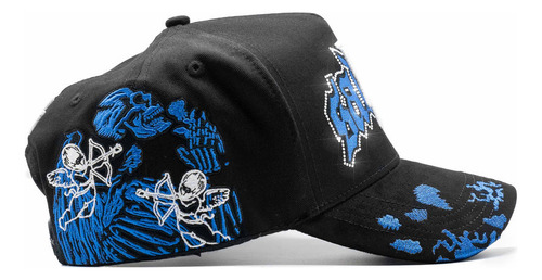 Gorra Dandy Hats La Angel Azul Crystals / Junior H Original
