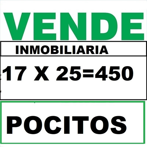 Pocitos: Casi Av. Sarmiento Terreno 17.00 X 25.00= 450 M2