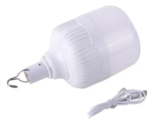 Lampara Bombillo  Led Recargable Inalambrico 60w 110v Usb