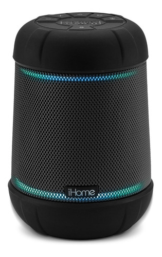 Parlante  Ihome Ibt158b - Impermeable Con Luces Bluetooth