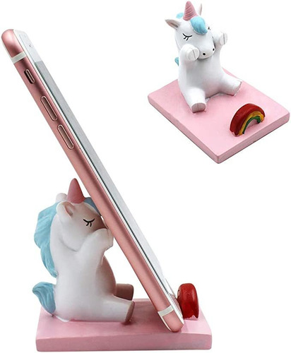 Amamcy Cute Unicorn Cellphone Holder Stand Animal Smartphon