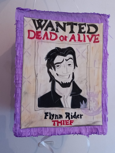 Piñata Flynn Rider Rapunzel Enredados
