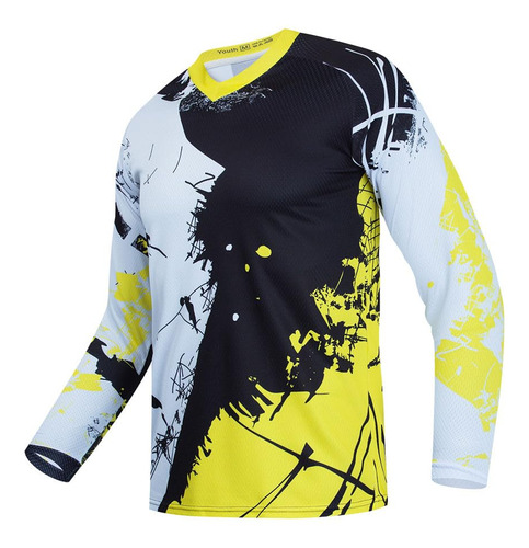 Youth Dirt Bike Jersey, Mtb Cycling Shirt  B0cw8zp4wc_150324