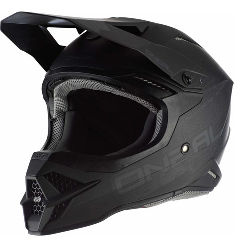 Casco Todoterreno Serie 3  Unisex  Adultos Negro Plano ...