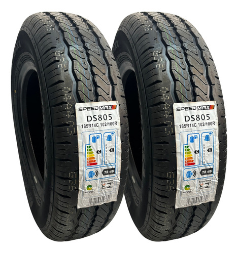 Kit 04 Pneus Kombi 185r14c Speedmax 102/100r Ds805 Aro 14 R