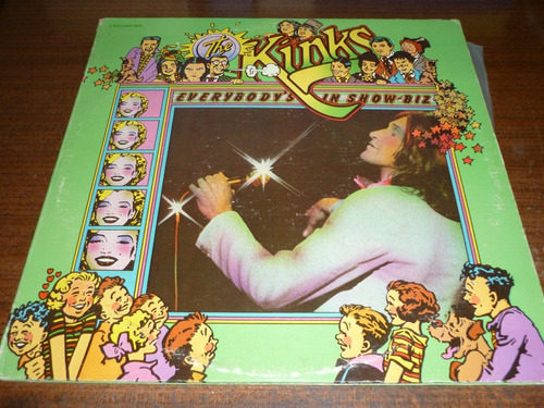 Kinks Everybodys In Show Biz Vinilo Doble Usa 1ra Ed Jcd055