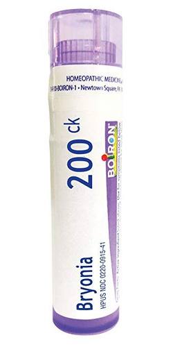 Boiron Bryonia Alba 200c, 80 Pellets, Homeopatía Para El Mús