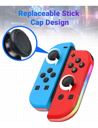 Jzw-shop Switch Joycon Joystick De Reemplazo, Sin Efecto De