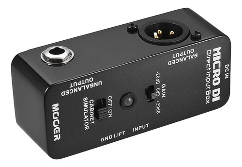 Simulador De Pedal De Efeito Mooer Cabinet Direct Di Metal D