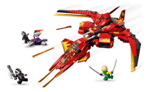 Imagen 4 de 6 de Bloques para armar Lego Ninjago Kai fighter 513 piezas en caja