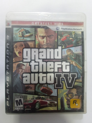 Gta Iv - Grande Theft Auto Iv - Playstation 3 - Mídia Física (Usado)