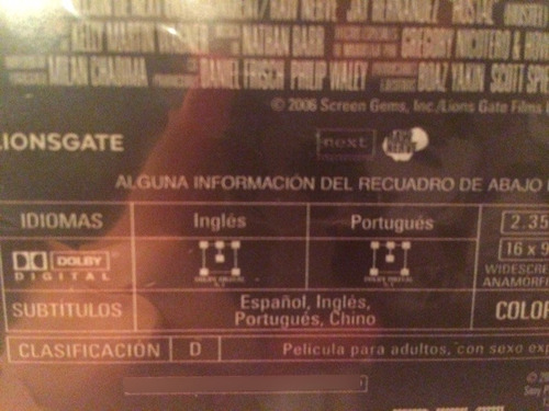 Imagen 3 de 3 de Hostal Dvd Nuevo Y Original