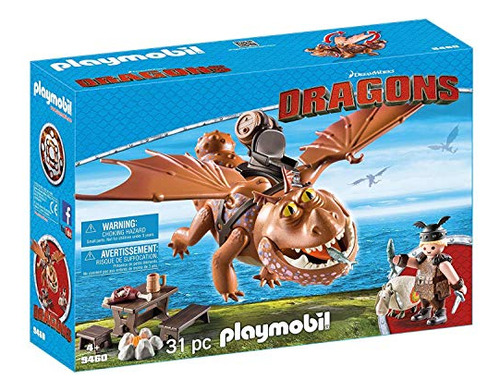 Playmobil Cómo Entrenar A Tu Dragón Pierneras De Pez Y Meatl