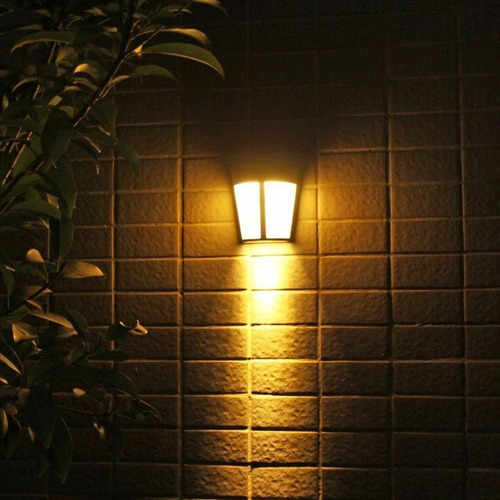 6led Solar Accionado Luz De Pared De Jardín Valla De Luz