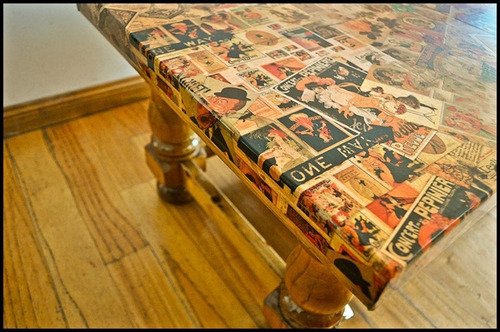 Imagen 8 de 10 de Cartas #01! Lámina Decoupage Autoadhesiva 30 X 42 Cm