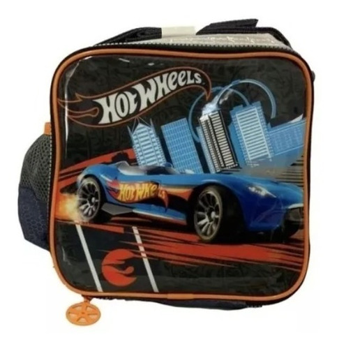 Bolso Lonchera Hot Wheels Para Colación Escolar Niño 